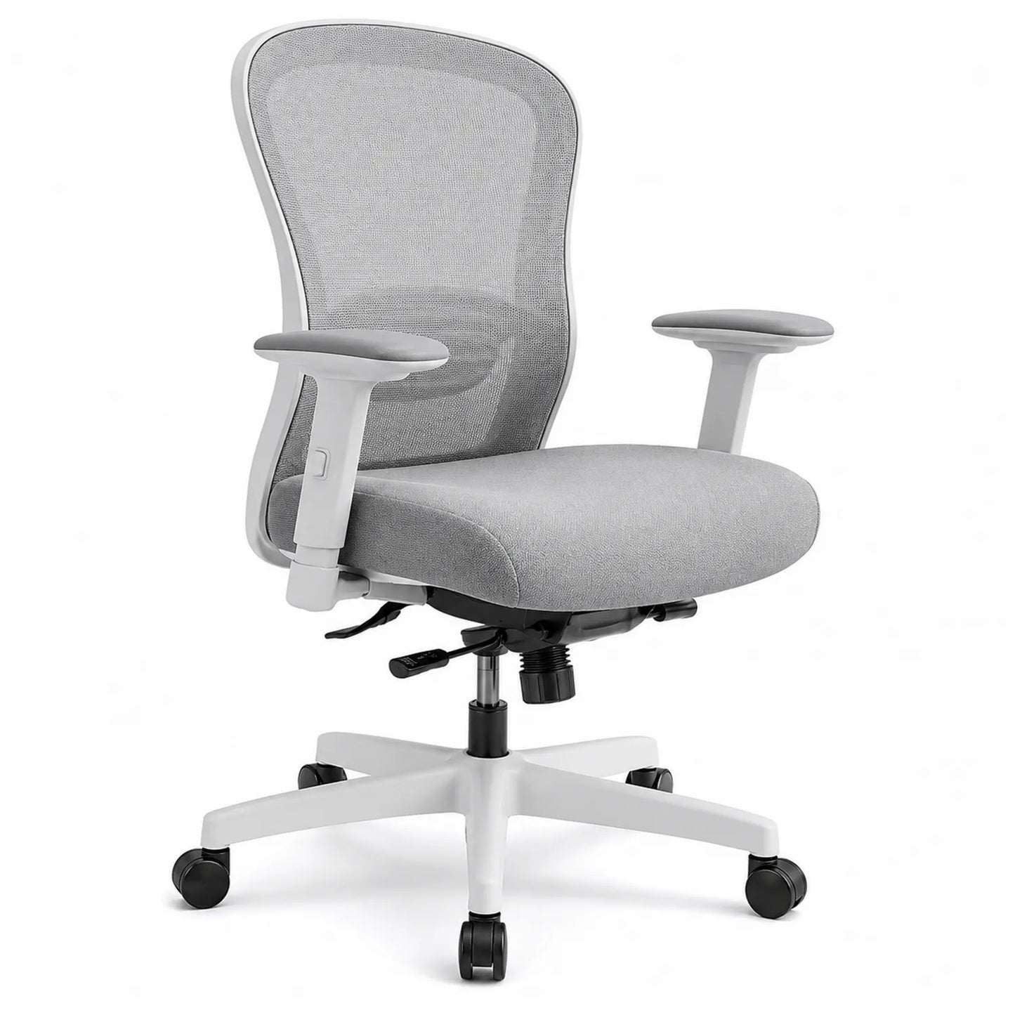 Bürostuhl mit Netzrücken Grau 60x60x100 cm